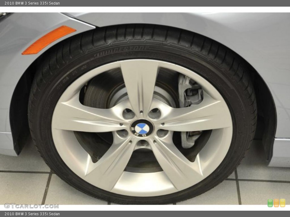 2010 BMW 3 Series 335i Sedan Wheel and Tire Photo #48997826
