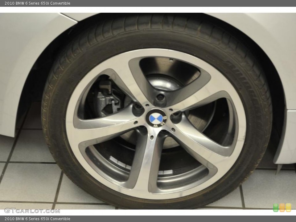 2010 BMW 6 Series 650i Convertible Wheel and Tire Photo #49002161