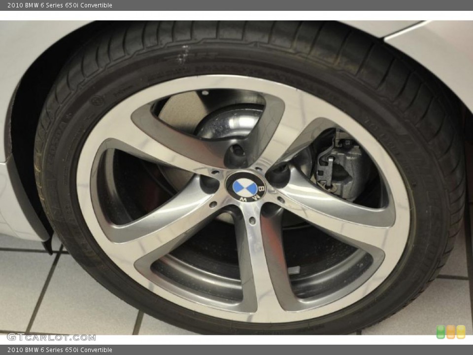 2010 BMW 6 Series 650i Convertible Wheel and Tire Photo #49002221
