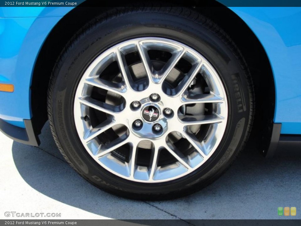 2012 Ford Mustang V6 Premium Coupe Wheel and Tire Photo #49004165
