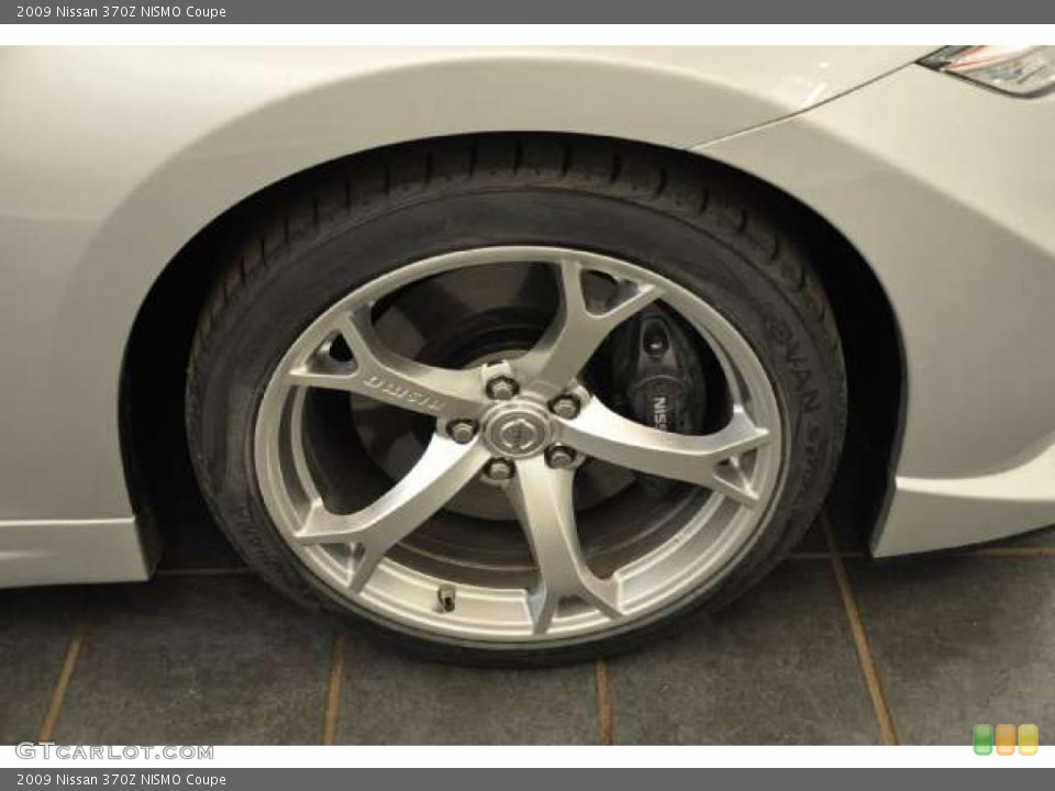 2009 Nissan 370Z NISMO Coupe Wheel and Tire Photo #49013468