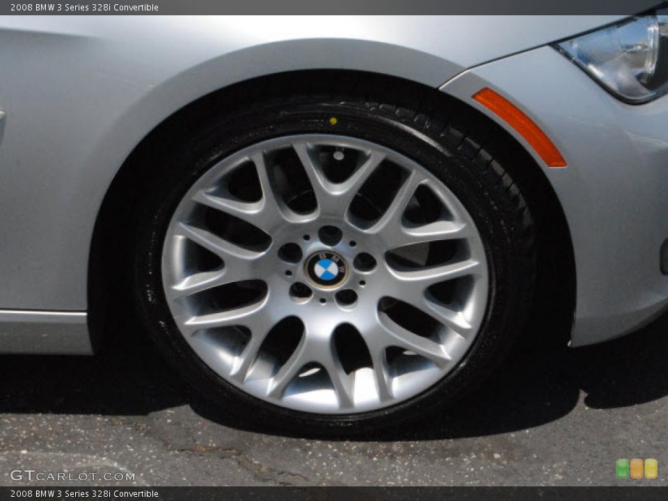 2008 BMW 3 Series 328i Convertible Wheel and Tire Photo #49018013