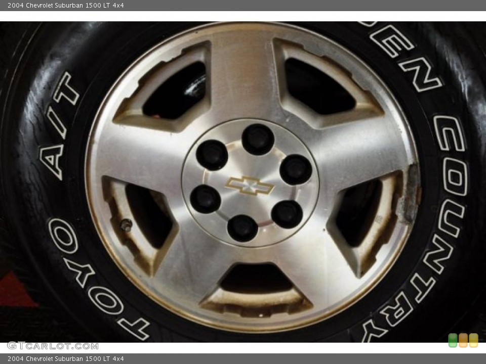 2004 Chevrolet Suburban 1500 LT 4x4 Wheel and Tire Photo #49018796
