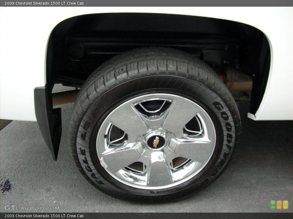 2009 Chevrolet Silverado 1500 LT Crew Cab Wheel and Tire Photo #49027551