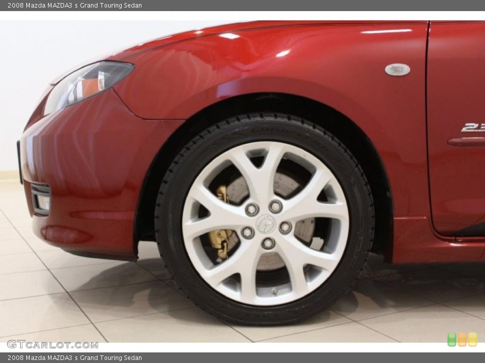 2008 Mazda MAZDA3 s Grand Touring Sedan Wheel and Tire Photo #49030191