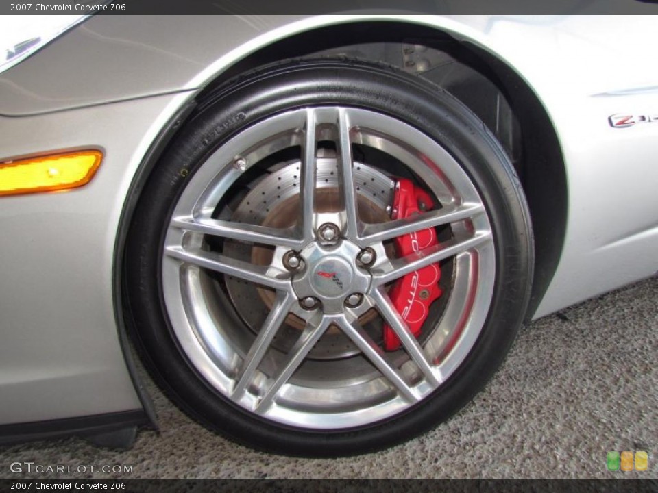 2007 Chevrolet Corvette Z06 Wheel and Tire Photo #49035075