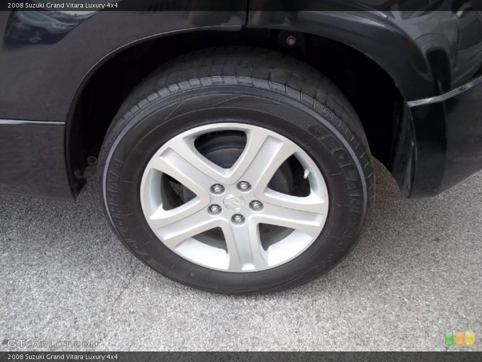 2008 Suzuki Grand Vitara Luxury 4x4 Wheel and Tire Photo #49055702