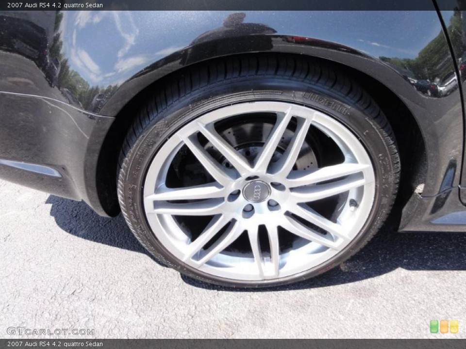 2007 Audi RS4 4.2 quattro Sedan Wheel and Tire Photo #49059500