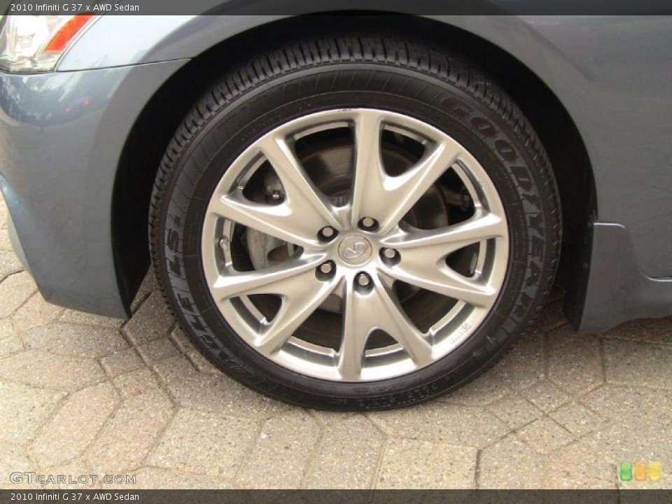2010 Infiniti G 37 x AWD Sedan Wheel and Tire Photo #49060619