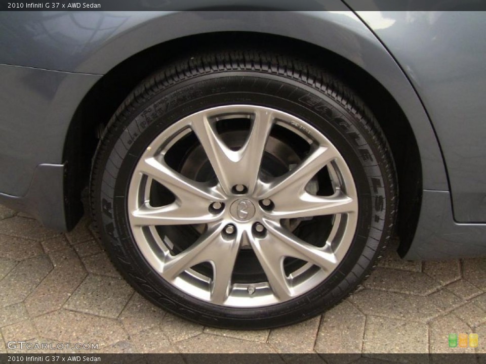2010 Infiniti G 37 x AWD Sedan Wheel and Tire Photo #49060643