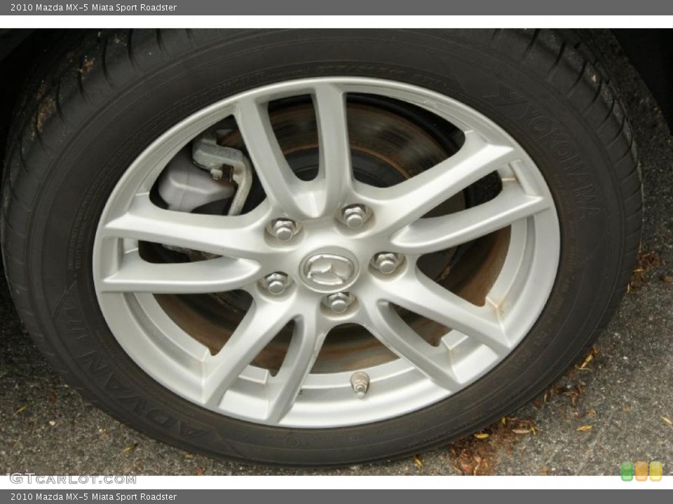 2010 Mazda MX-5 Miata Sport Roadster Wheel and Tire Photo #49062542