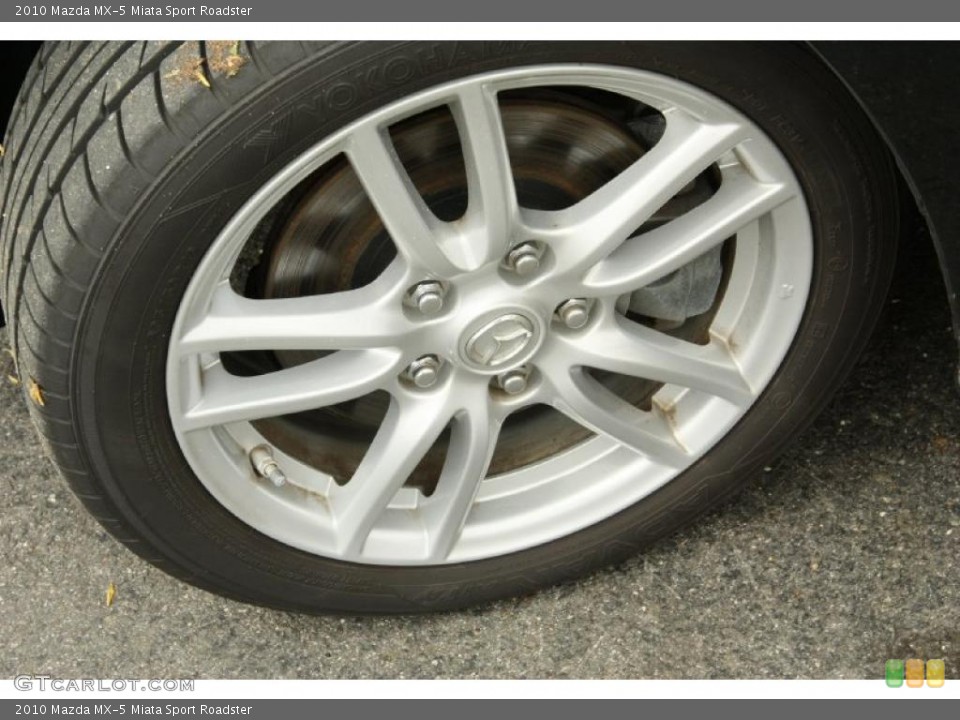 2010 Mazda MX-5 Miata Sport Roadster Wheel and Tire Photo #49062557