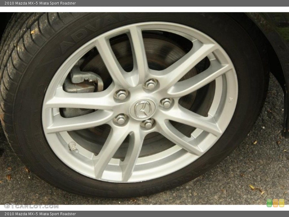 2010 Mazda MX-5 Miata Sport Roadster Wheel and Tire Photo #49062587