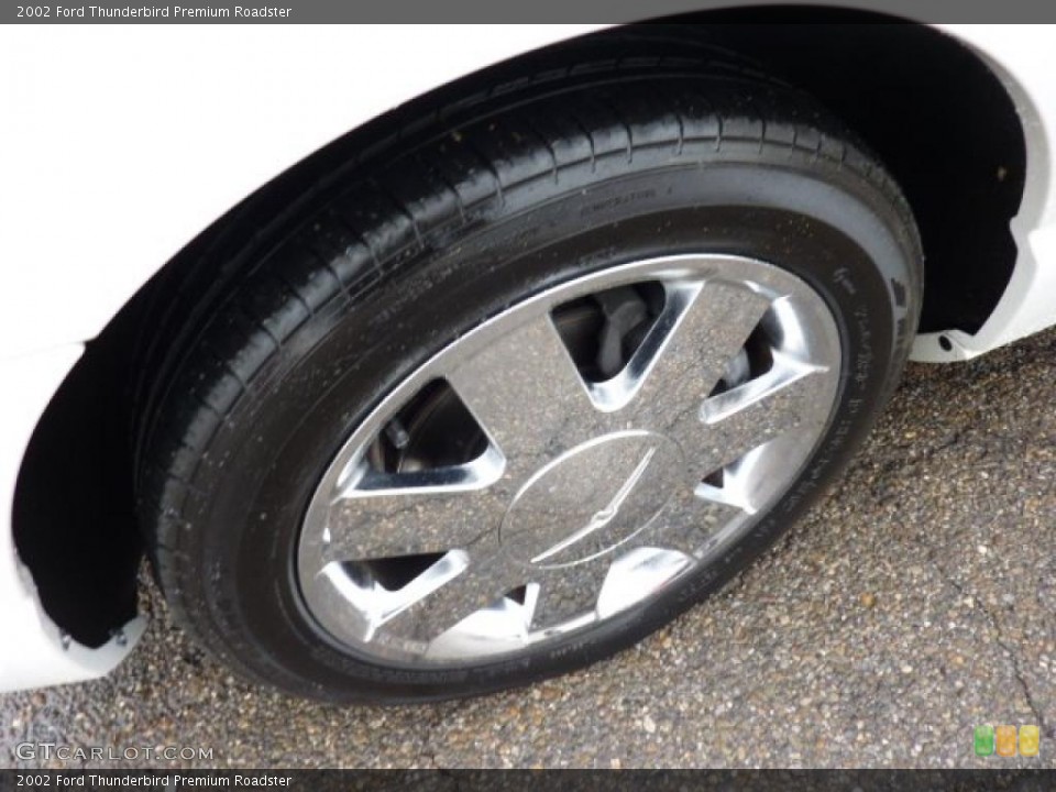 2002 Ford Thunderbird Premium Roadster Wheel and Tire Photo #49070957