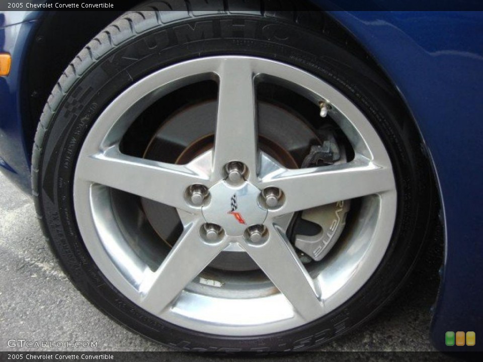 2005 Chevrolet Corvette Convertible Wheel and Tire Photo #49072844