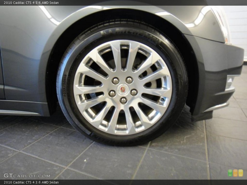 2010 Cadillac CTS 4 3.6 AWD Sedan Wheel and Tire Photo #49103698