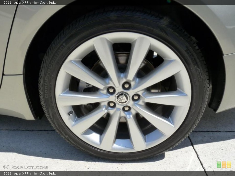 2011 Jaguar XF Premium Sport Sedan Wheel and Tire Photo #49110688