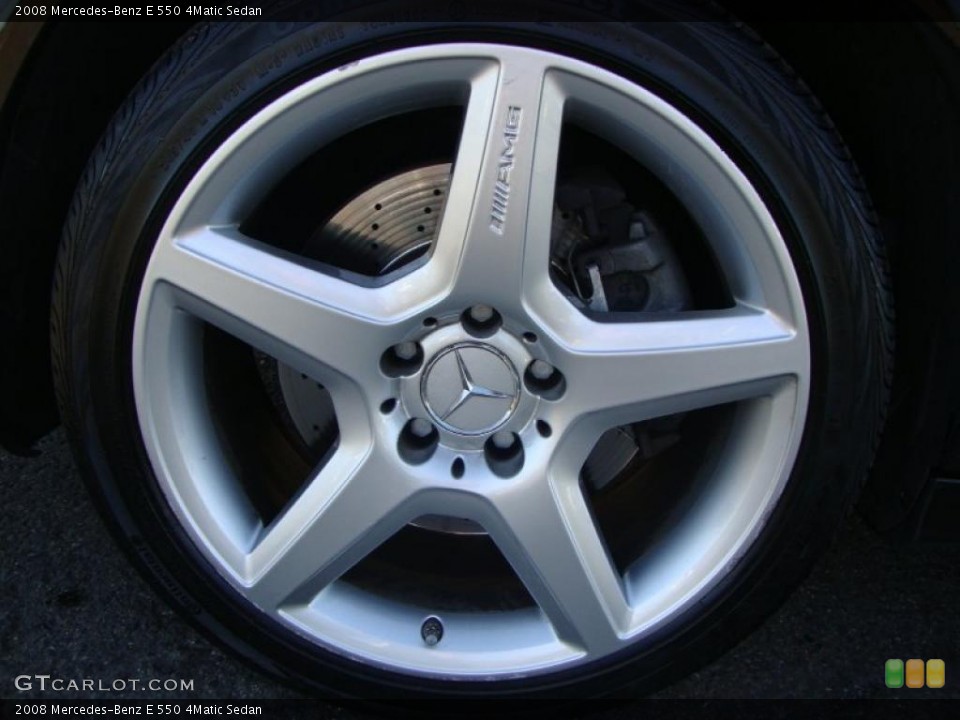 2008 Mercedes-Benz E 550 4Matic Sedan Wheel and Tire Photo #49111793