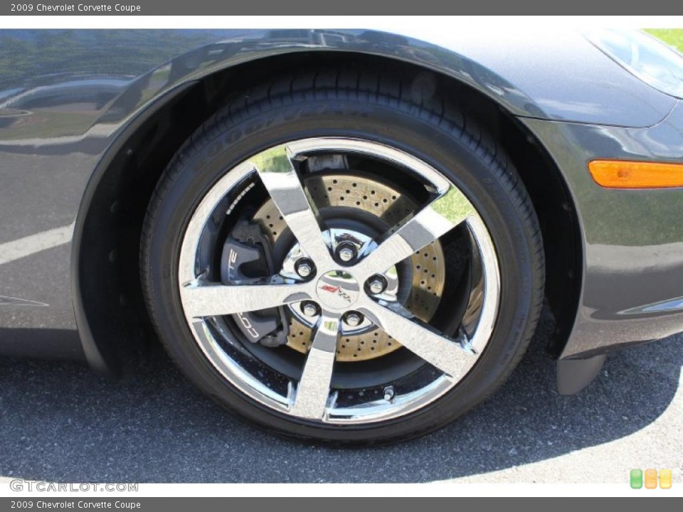 2009 Chevrolet Corvette Coupe Wheel and Tire Photo #49117766