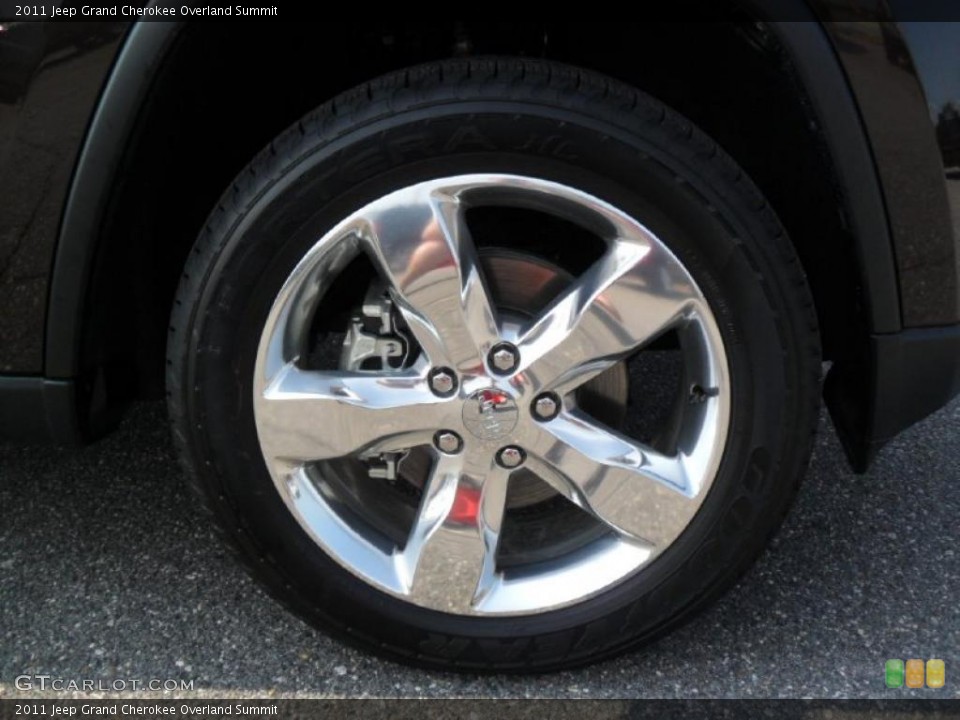 2011 Jeep Grand Cherokee Overland Summit Wheel and Tire Photo #49120409