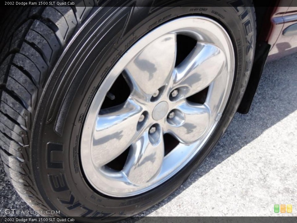 2002 Dodge Ram 1500 SLT Quad Cab Wheel and Tire Photo #49128638