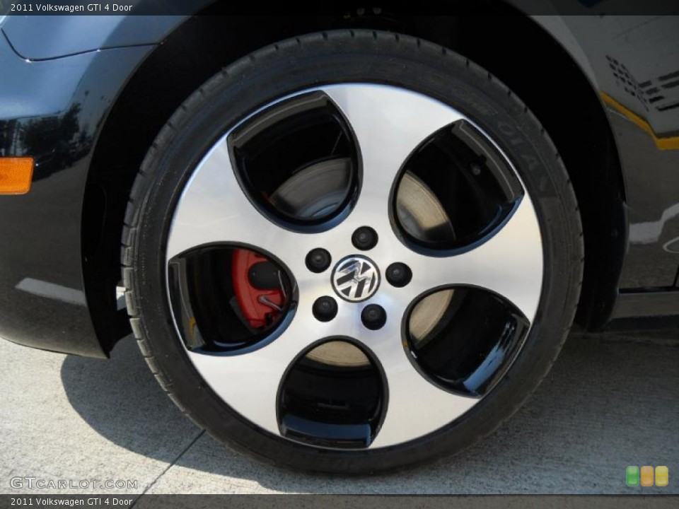 2011 Volkswagen GTI 4 Door Wheel and Tire Photo #49131068