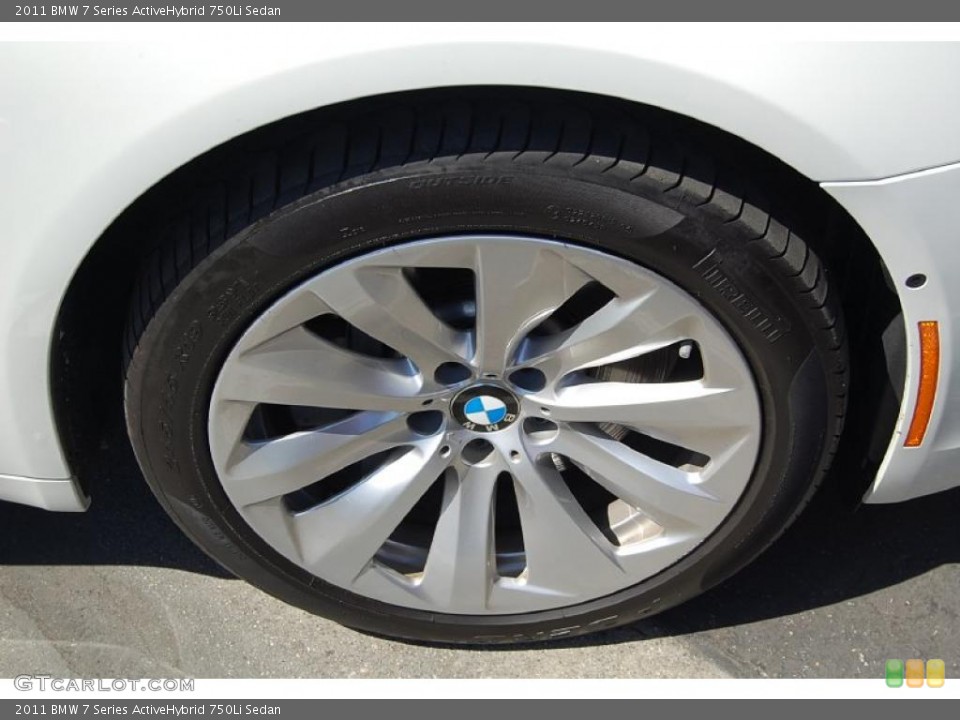 2011 BMW 7 Series ActiveHybrid 750Li Sedan Wheel and Tire Photo #49133453