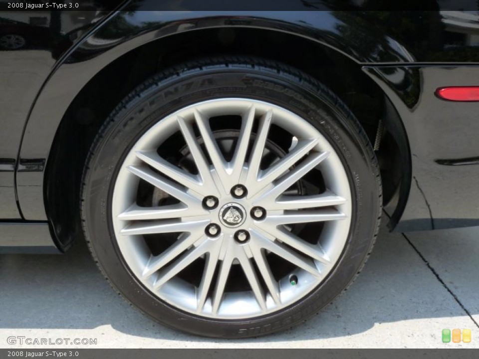 2008 Jaguar S-Type 3.0 Wheel and Tire Photo #49140101