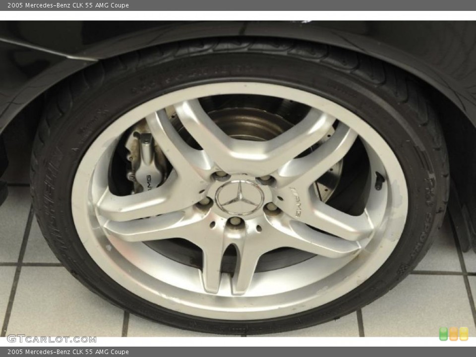 2005 Mercedes-Benz CLK 55 AMG Coupe Wheel and Tire Photo #49143584