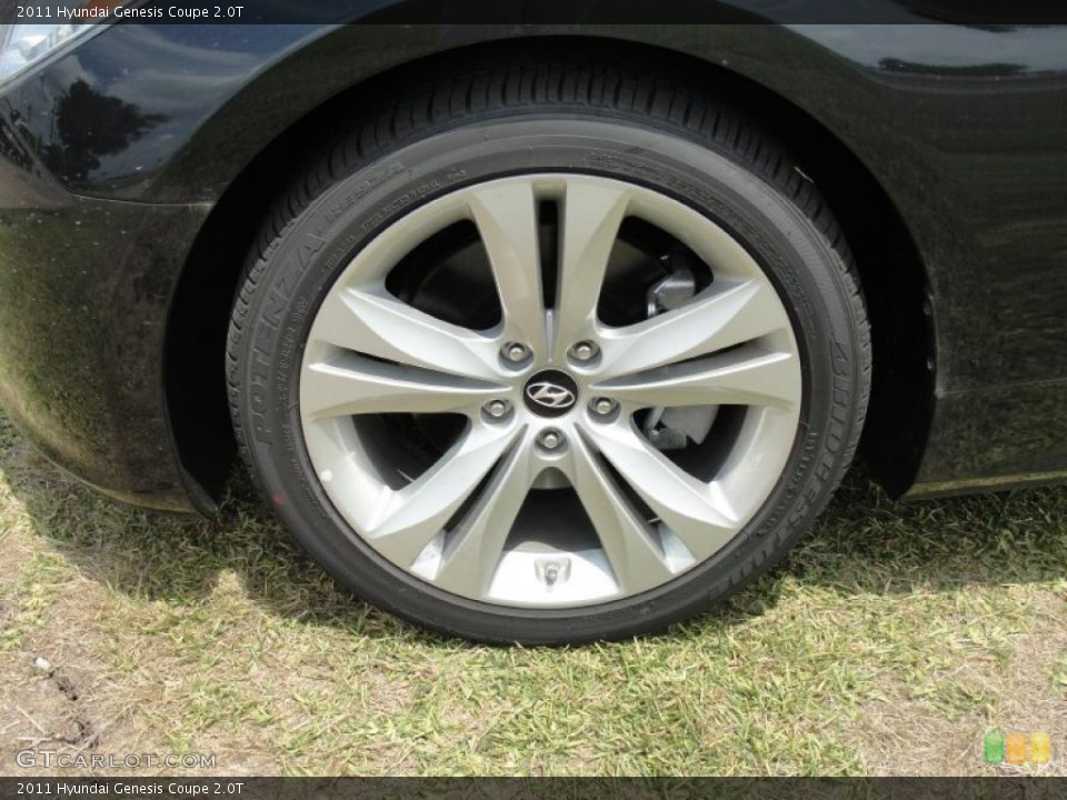 2011 Hyundai Genesis Coupe 2.0T Wheel and Tire Photo #49145705