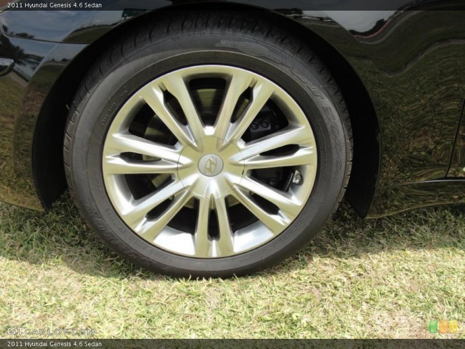 2011 Hyundai Genesis 4.6 Sedan Wheel and Tire Photo #49146155