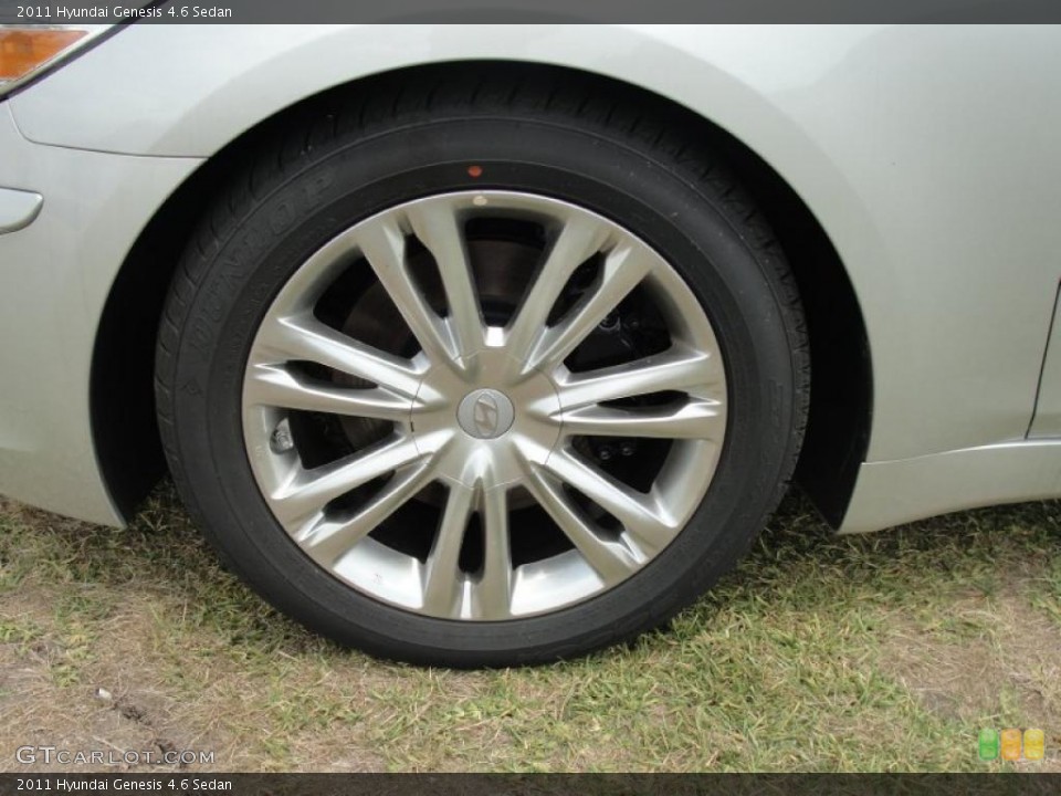 2011 Hyundai Genesis 4.6 Sedan Wheel and Tire Photo #49146704