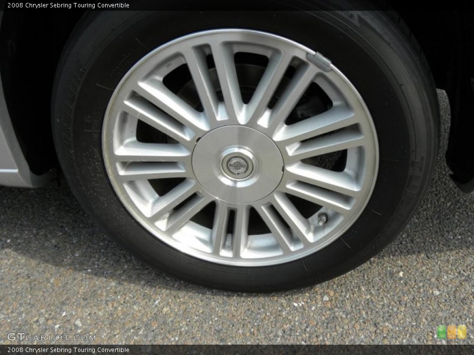2008 Chrysler Sebring Touring Convertible Wheel and Tire Photo #49162907