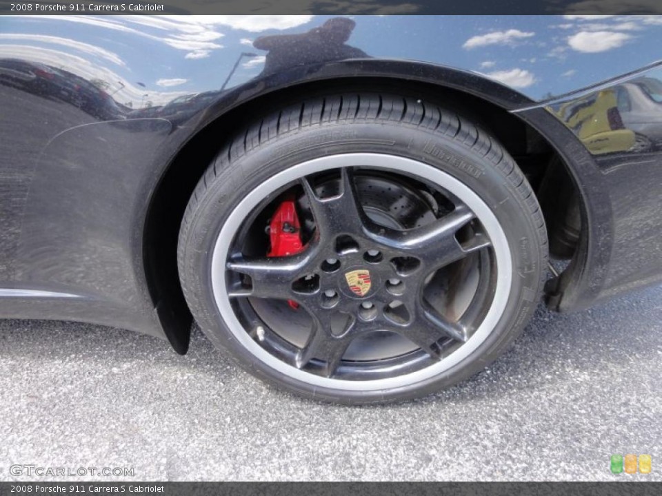 2008 Porsche 911 Carrera S Cabriolet Wheel and Tire Photo #49165850