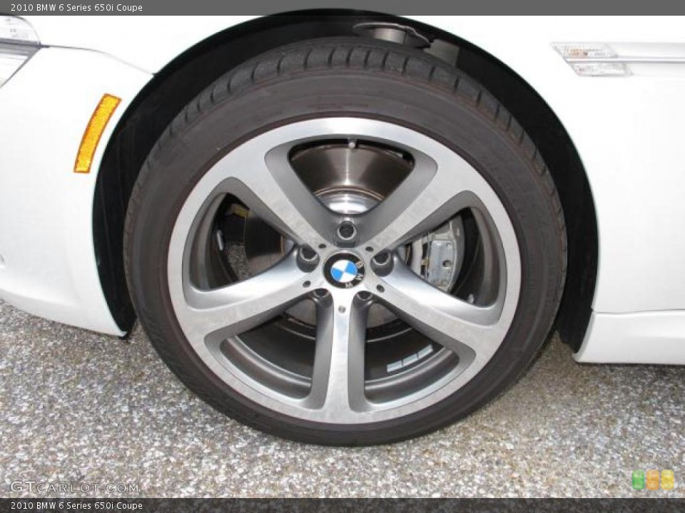 2010 BMW 6 Series 650i Coupe Wheel and Tire Photo #49166108