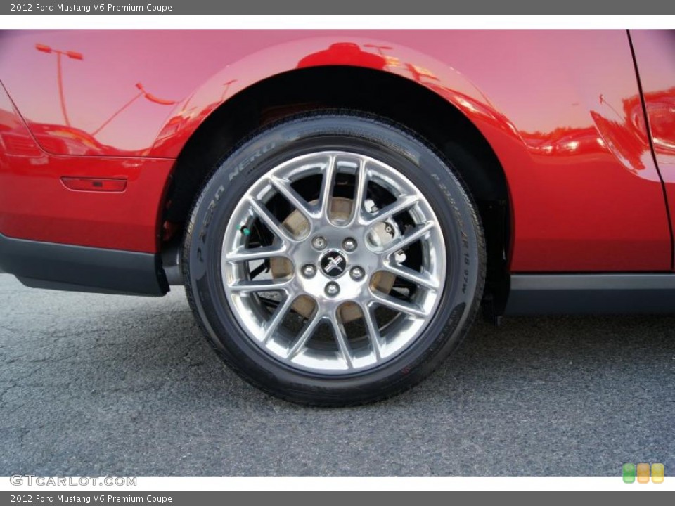 2012 Ford Mustang V6 Premium Coupe Wheel and Tire Photo #49168676