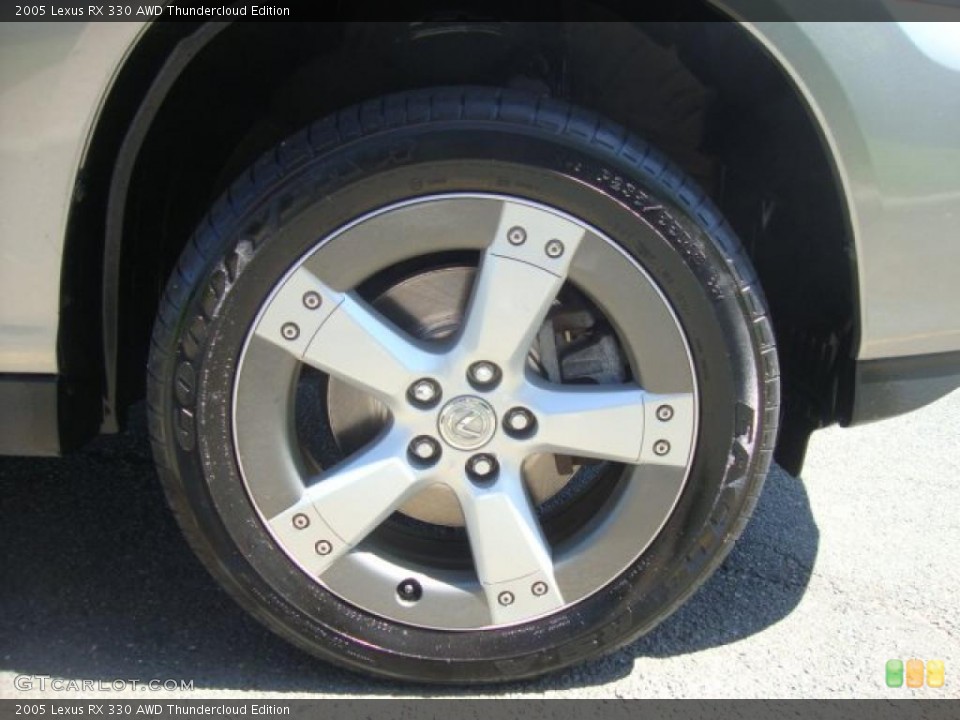 2005 Lexus RX 330 AWD Thundercloud Edition Wheel and Tire Photo #49169360