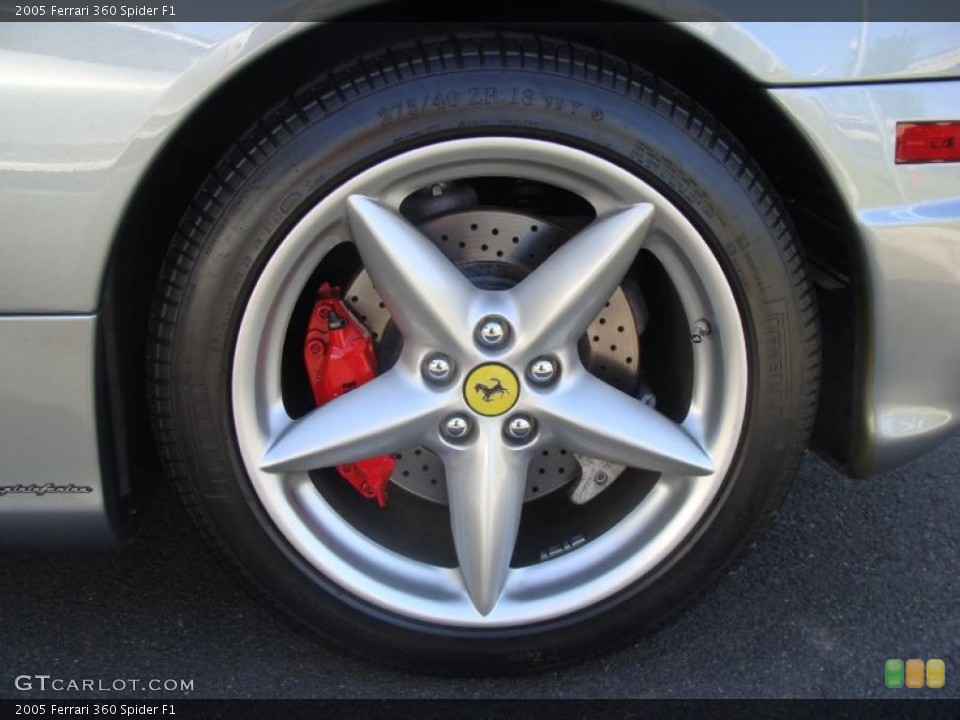 2005 Ferrari 360 Spider F1 Wheel and Tire Photo #49184201
