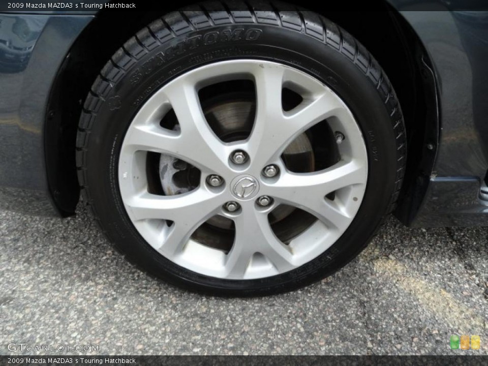 2009 Mazda MAZDA3 s Touring Hatchback Wheel and Tire Photo #49197134