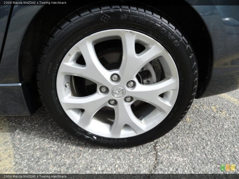 2009 Mazda MAZDA3 s Touring Hatchback Wheel and Tire Photo #49197152