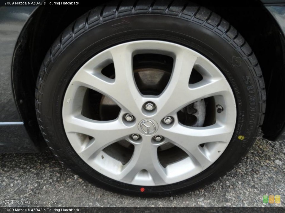 2009 Mazda MAZDA3 s Touring Hatchback Wheel and Tire Photo #49197185