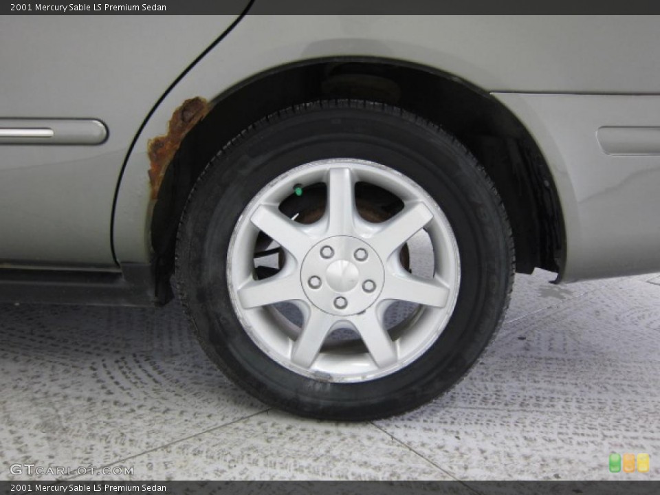 2001 Mercury Sable LS Premium Sedan Wheel and Tire Photo #49197384