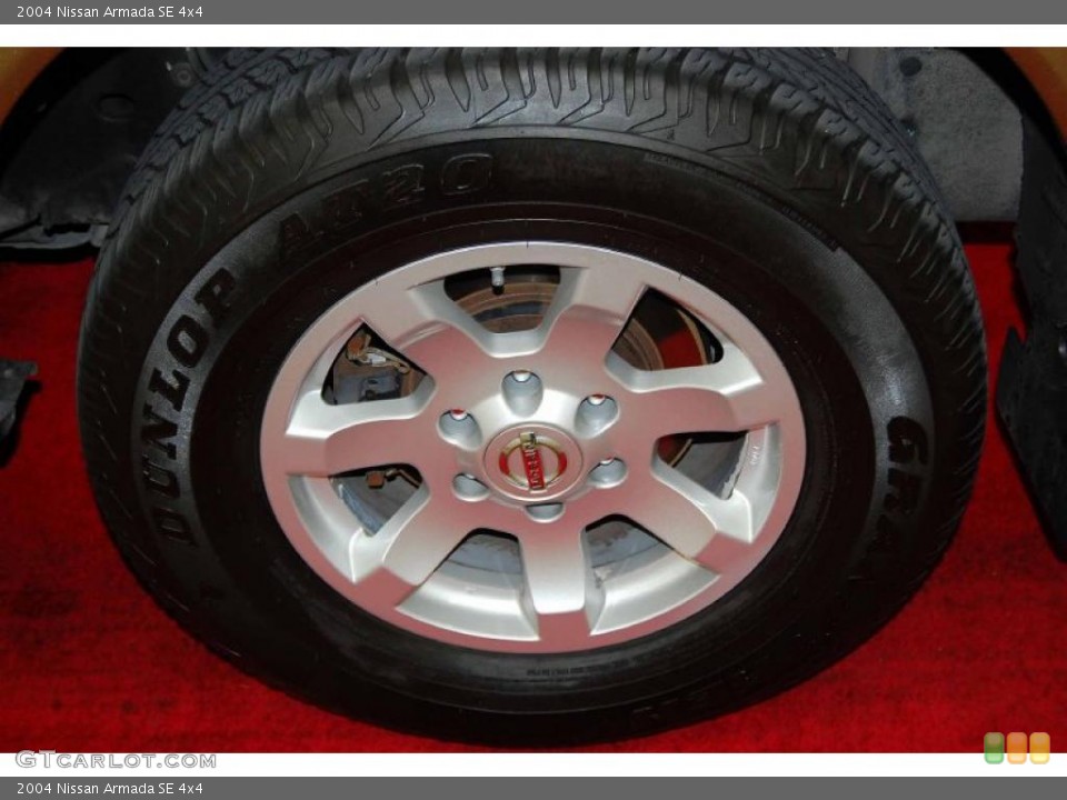 2004 Nissan Armada SE 4x4 Wheel and Tire Photo #49210975
