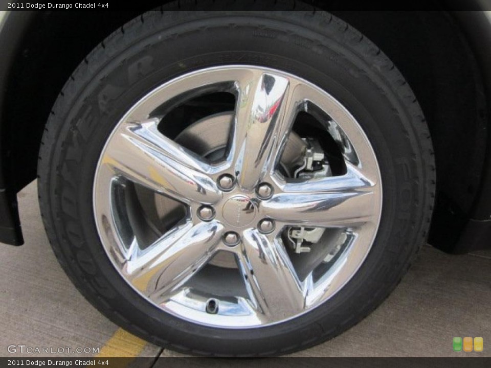 2011 Dodge Durango Citadel 4x4 Wheel and Tire Photo #49216564