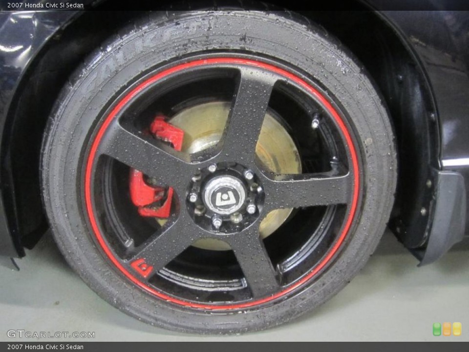 2007 Honda Civic Custom Wheel and Tire Photo #49219481