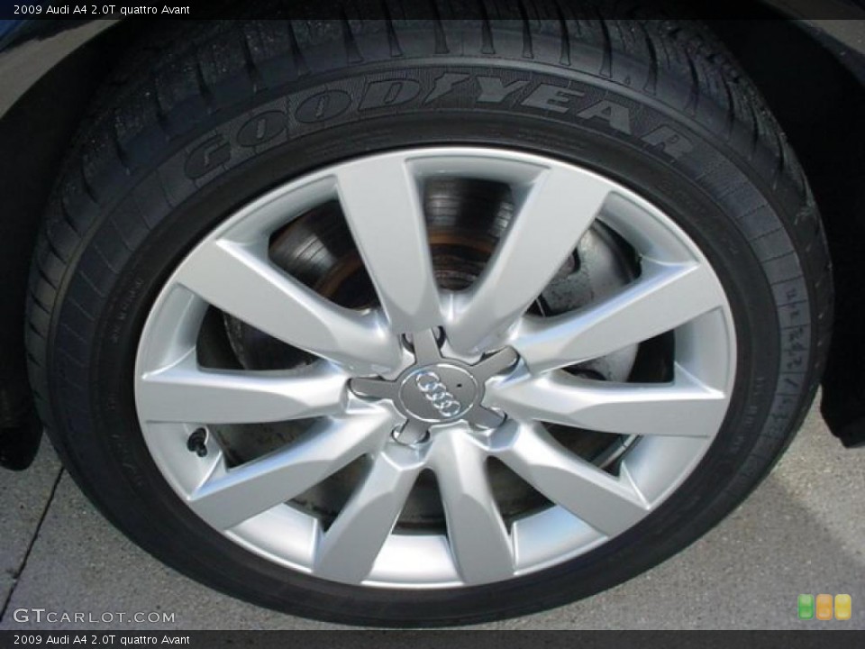 2009 Audi A4 2.0T quattro Avant Wheel and Tire Photo #49220447