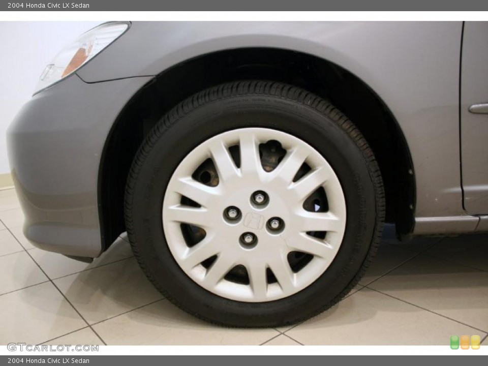 2004 Honda Civic LX Sedan Wheel and Tire Photo #49234271