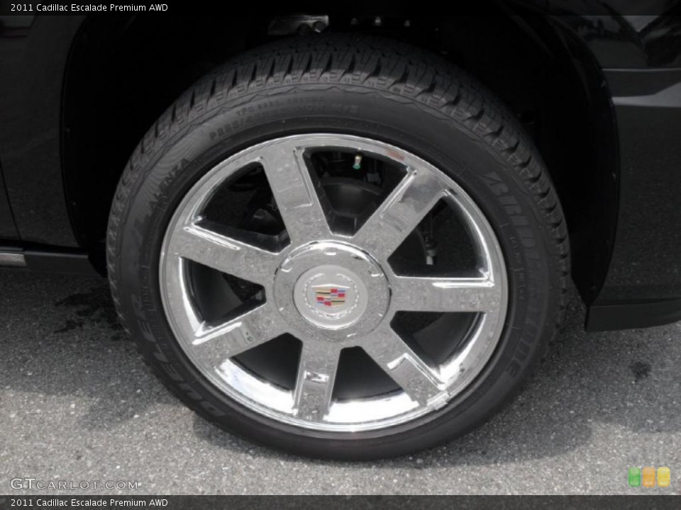 2011 Cadillac Escalade Premium AWD Wheel and Tire Photo #49257818