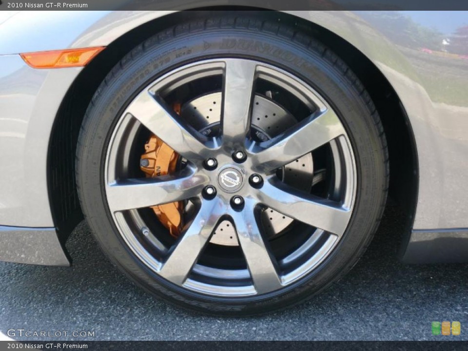 2010 Nissan GT-R Premium Wheel and Tire Photo #49261913