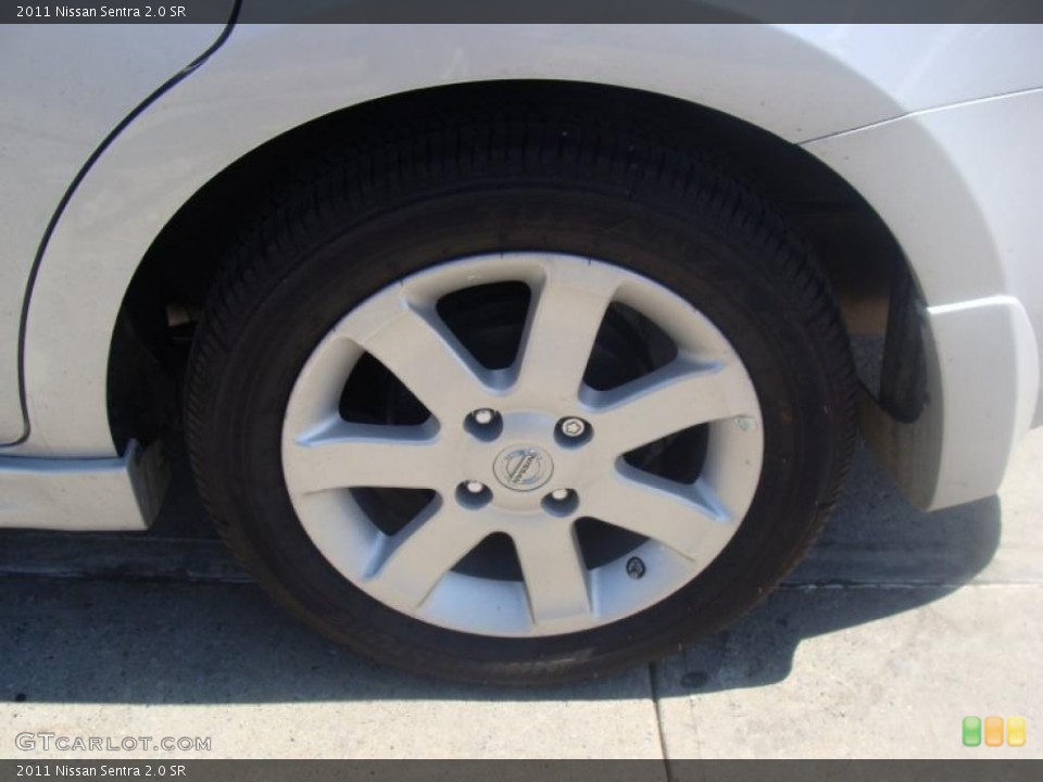 2011 Nissan Sentra 2.0 SR Wheel and Tire Photo #49266779